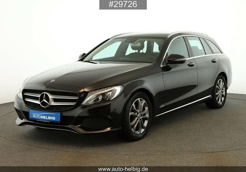 Schwarz Gebraucht 2018 Mercedes C220 Avantgarde Kombi | 21.990 € (Fairer Preis) - Bild 1/4