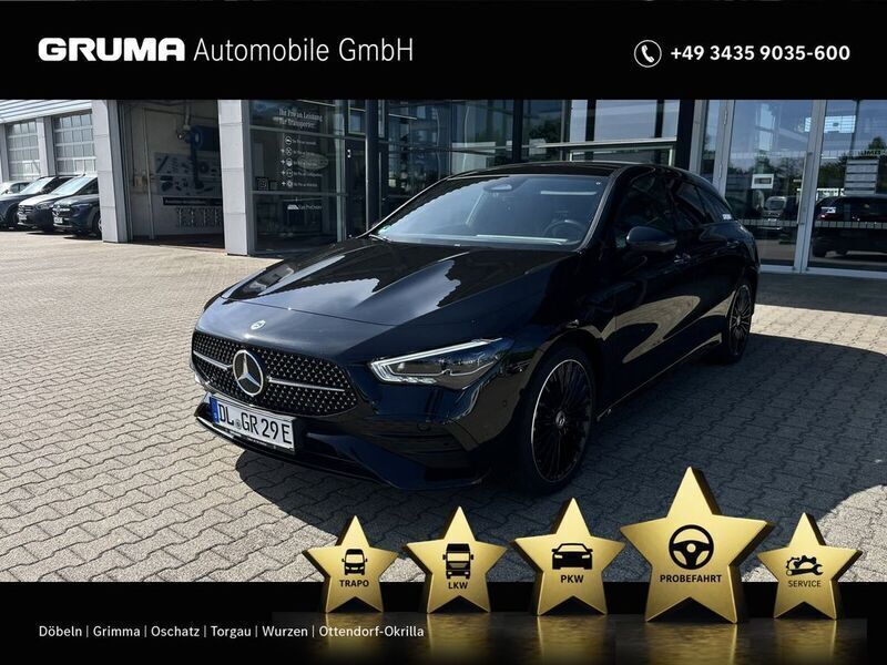 Lack kosmosschwarz Gebraucht 2024 Mercedes CLA250e Shooting Brake AMG Kombi | 45.960 € - Bild 1/4