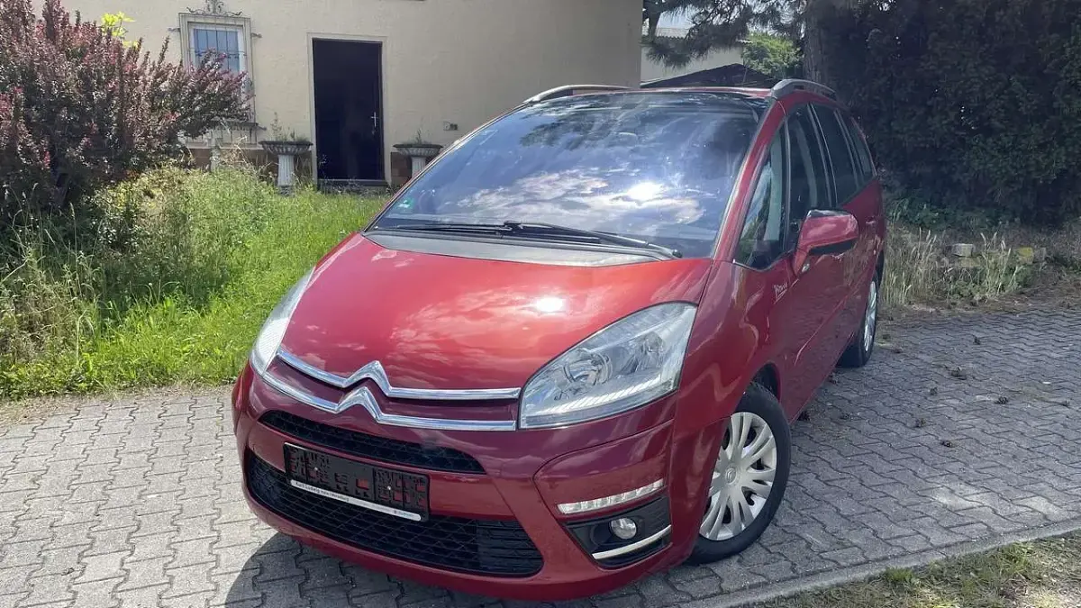 Gebraucht Citroën Grand C4 Picasso SELECTION 156 PS (114 kW) 2008 Luziferrot/metalliclack Van / Kleinbus