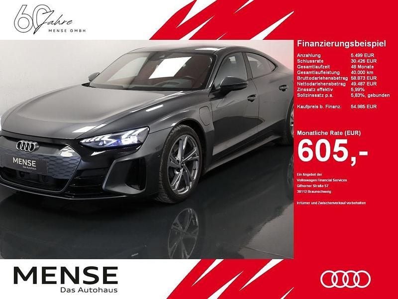 Daytonagrau perleffekt Gebraucht 2021 Audi e-tron GT quattro Ambiente Limousine | 54.985 € - Bild 1/4