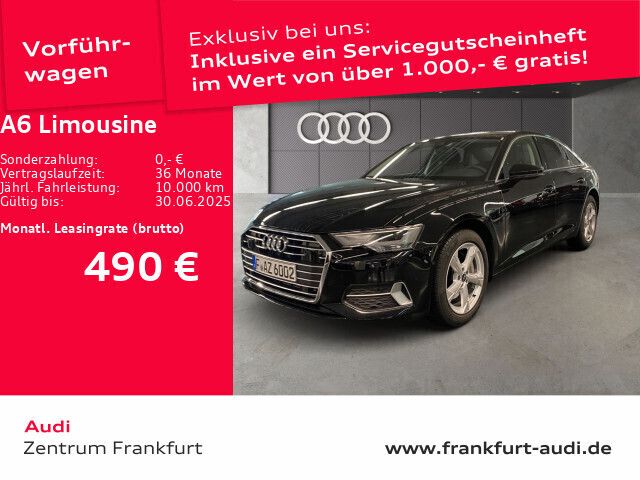 Mythosschwarz metallic Gebraucht 2023 Audi A6 Sport Limousine | 44.940 € (Fairer Preis) - Bild 1/4