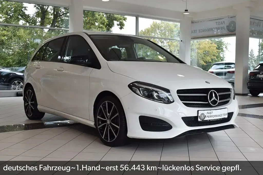 Gebraucht Mercedes B220 Night 184 PS (135 kW) 2017 Weiß Kleinwagen