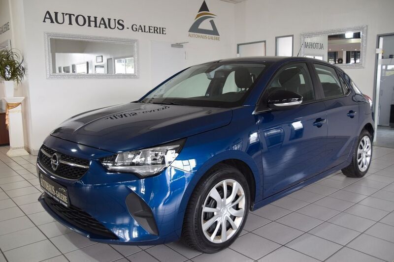 Blau Gebraucht 2021 Opel Corsa Edition Kleinwagen | 10.488 € (Guter Preis) - Bild 1/4