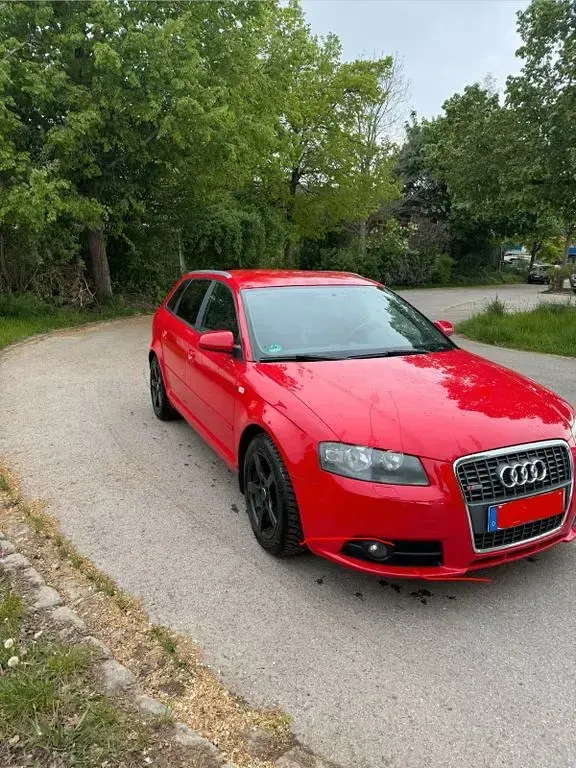 Brugt Audi A3 S-Line 200 HK (147 kW) 2006 Rød Hatchback