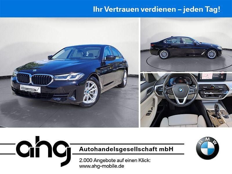Schwarz Gebraucht 2021 BMW 545e Sport Line Limousine | 36.620 € (Guter Preis) - Bild 1/4