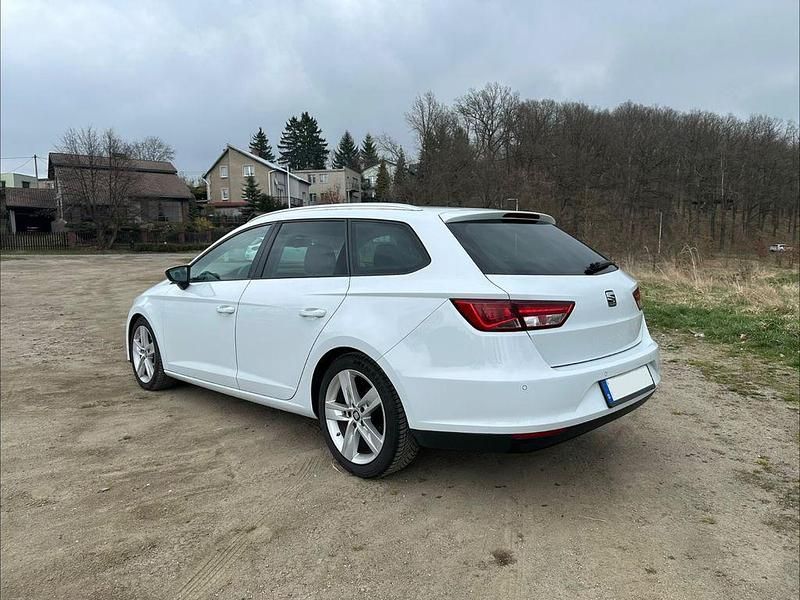 Gebraucht Seat Leon ST Style 110 PS (80 kW) 2015 Weiß Kombi