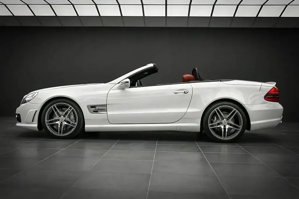 Gebraucht Mercedes SL63 AMG AMG 525 PS (386 kW) 2008 Weiß Cabrio