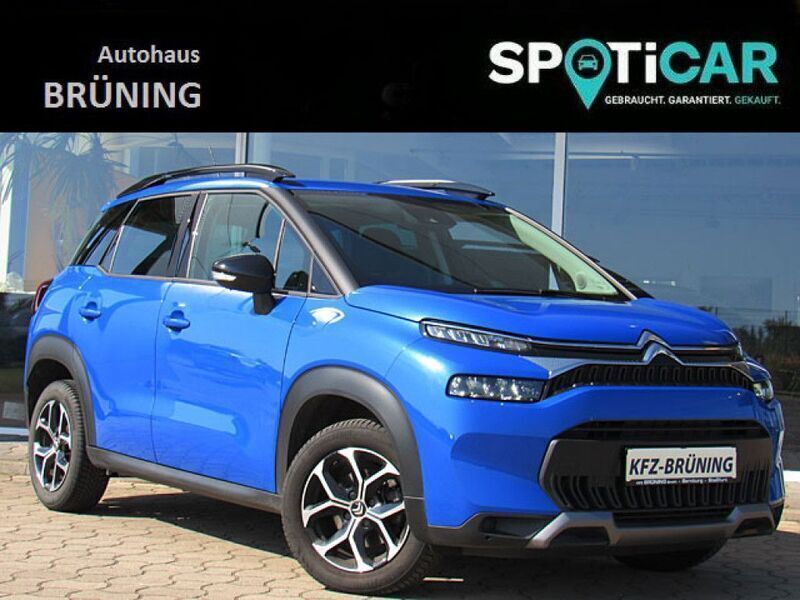 Blau Gebraucht 2024 Citroën C3 Aircross PureTech SUV | 16.690 € (Superpreis) - Bild 1/4