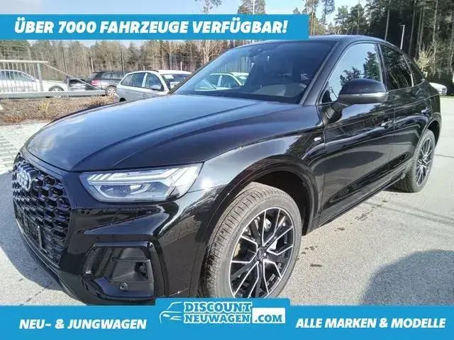 Mythoschwarz metallic Gebraucht 2024 Audi Q5 Sportback S-Line SUV | 57.490 € (Teuer) - Bild 1/4