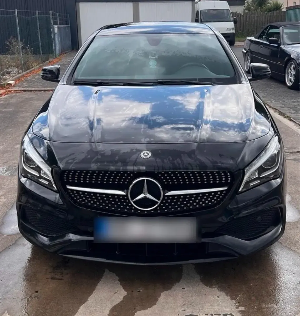 Gebraucht Mercedes CLA220 AMG line 163 PS (119 kW) 2018 Schwarz Coupé