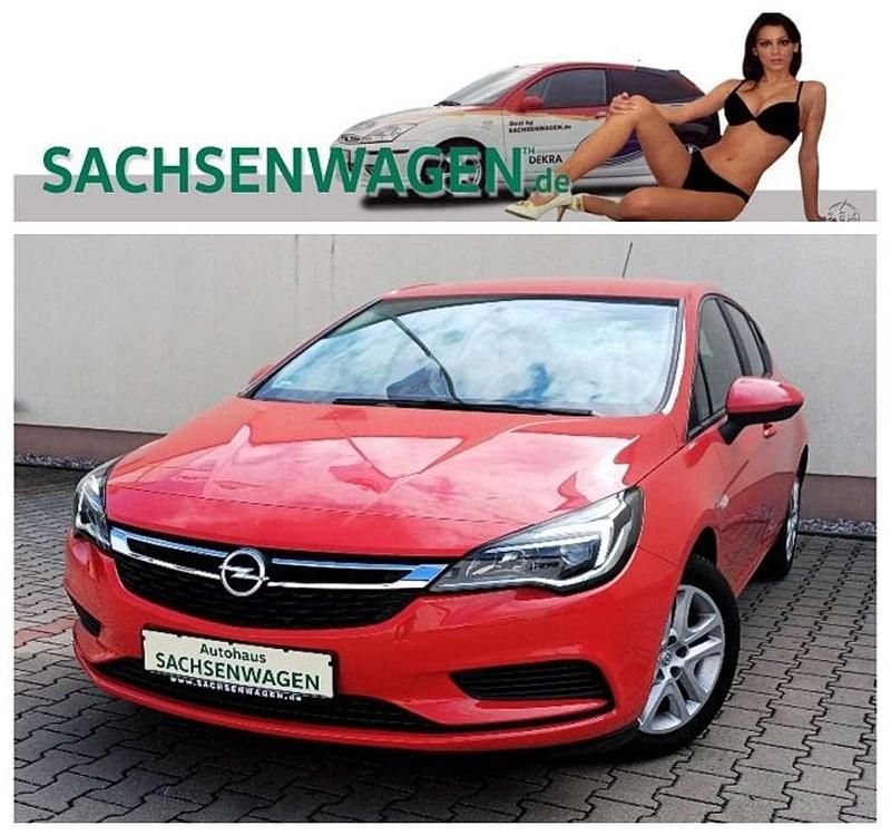 Rot Gebraucht 2019 Opel Astra Edition Kleinwagen | 12.990 € (Fairer Preis) - Bild 1/4