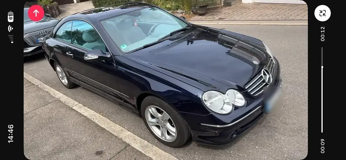 Gebraucht Mercedes CLK200 163 PS (119 kW) 2005 Blau Coupé