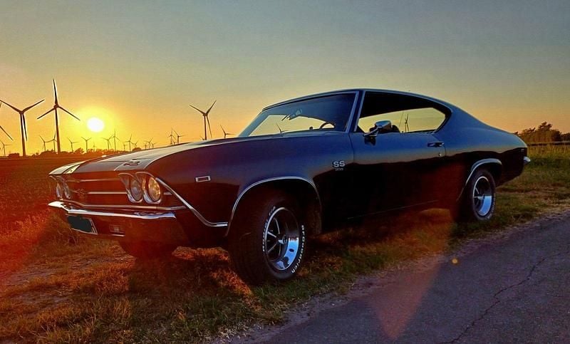 Blau Gebraucht 1969 Chevrolet Chevelle Coupé | 37.950 € - Bild 1/4