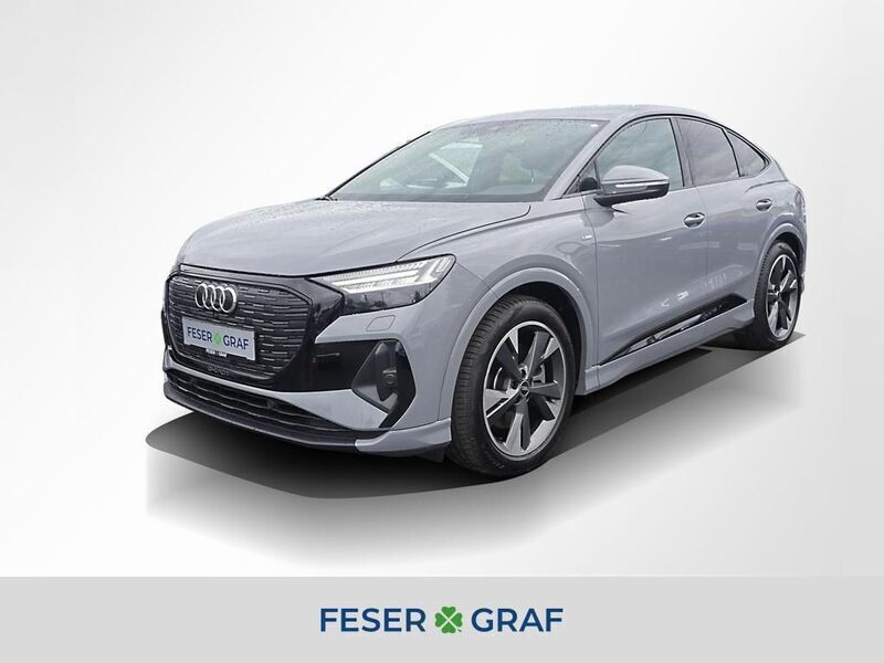 Kieselgrau Gebraucht 2022 Audi Q4 e-tron S-Line SUV | 32.940 € (Superpreis) - Bild 1/4