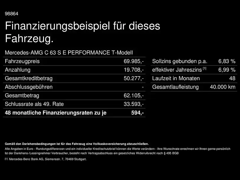 Gebraucht Mercedes C63 AMG AMG 680 PS (500 kW) 2024 Schwarz Kombi