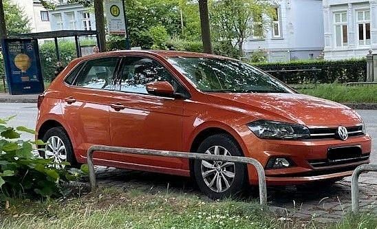 Gebraucht VW Polo Highline 90 PS (66 kW) 2018 Orange Kleinwagen