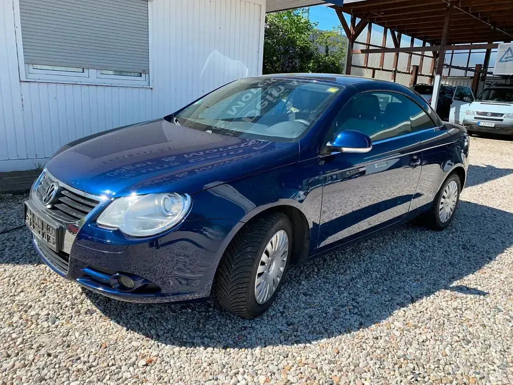 Brugt VW Eos 116 HK (85 kW) 2007 Blå Cabriolet
