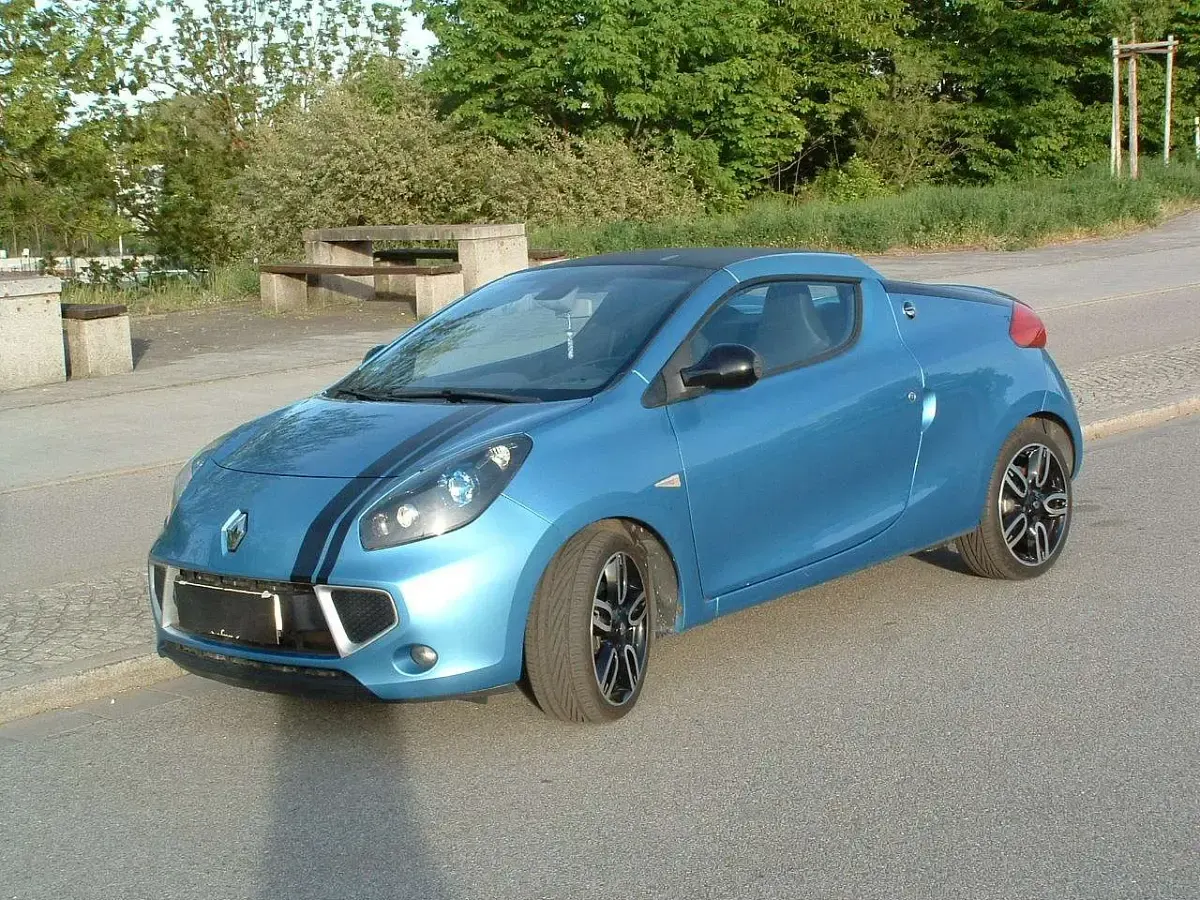 Brugt Renault Wind Dynamique 102 HK (75 kW) 2012 Blå Cabriolet