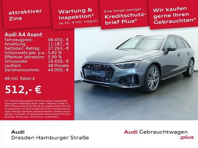 Gebraucht Audi A4 S-Line 204 PS (150 kW) 2024 Daytonagrau perleffekt Kombi