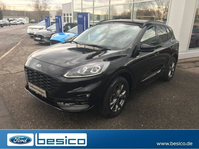 Obsidianschwarz metallic Gebraucht 2021 Ford Kuga ST-Line X SUV | 25.980 € (Etwas zu teuer) - Bild 1/4