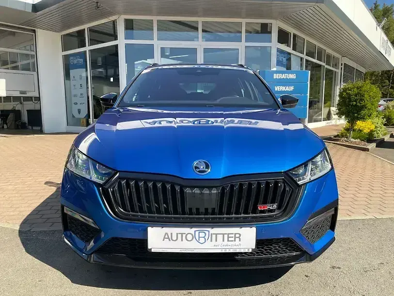 Gebraucht Skoda Octavia RS 200 PS (147 kW) 2023 Raceblau metallic (metallic) Kombi