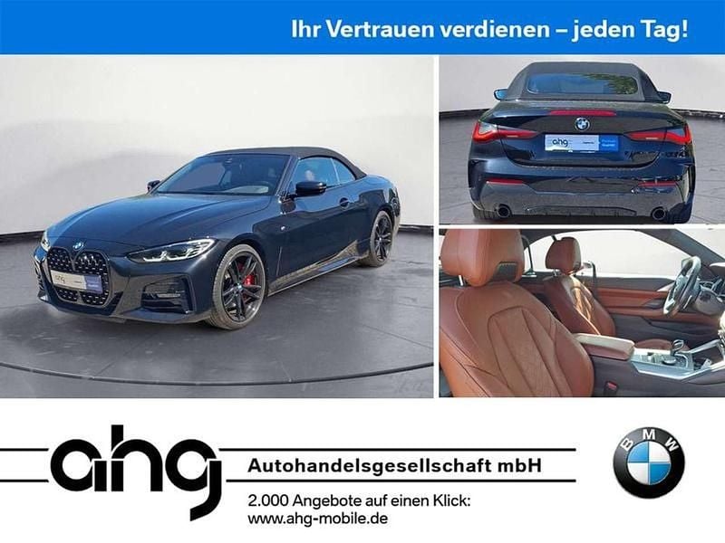 Schwarz Gebraucht 2022 BMW 430 Cabriolet Sport Line Cabrio | 43.860 € (Fairer Preis) - Bild 1/4