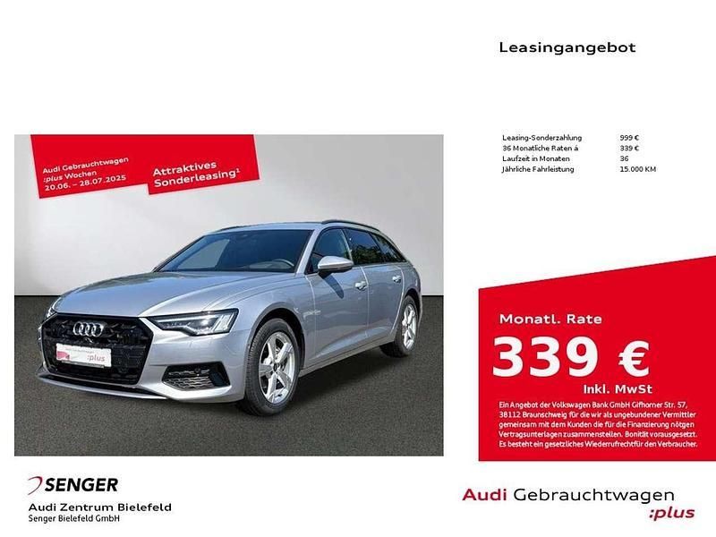 Silber Gebraucht 2024 Audi A6 Sport Kombi | 45.380 € - Bild 1/4