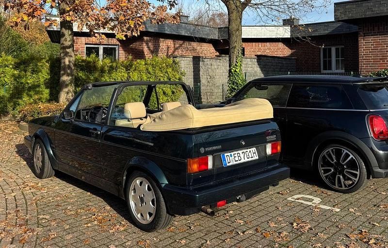 Grün Gebraucht 1991 VW Golf Cabriolet Classicline Cabrio | 12.450 € - Bild 1/4