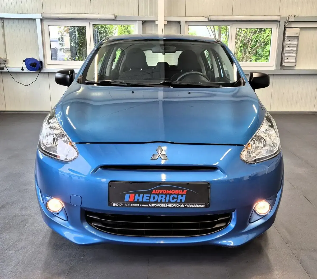 Gebraucht Mitsubishi Space Star Plus 71 PS (52 kW) 2015 Blau Kleinwagen