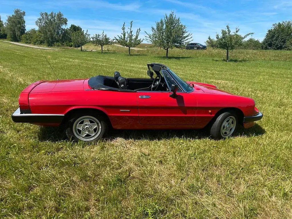 Gebraucht Alfa Romeo Spider 125 PS (91 kW) 1988 Rot Cabrio