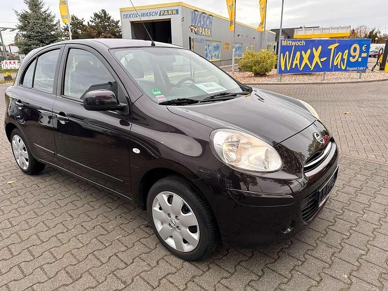 Violet Gebraucht 2012 Nissan Micra Visia Kleinwagen | 6.899 € (Teuer) - Bild 1/4
