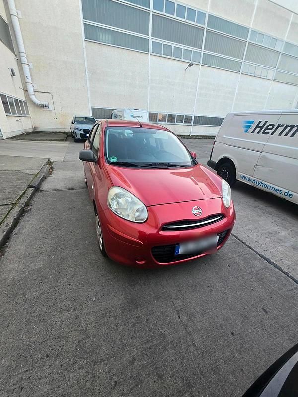 Rot Gebraucht 2012 Nissan Micra Kleinwagen | 3.500 € - Bild 1/4