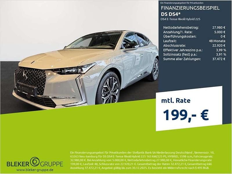 Seidengrau met. Gebraucht 2024 DS Automobiles DS4 Rivoli Limousine | 31.990 € (Fairer Preis) - Bild 1/3