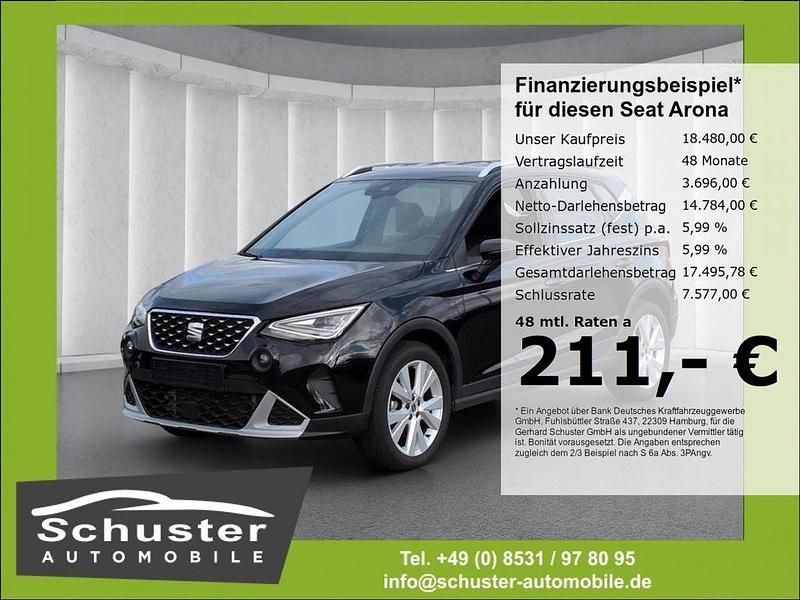 Schwarz Gebraucht 2024 Seat Arona Xperience SUV | 18.480 € (Superpreis) - Bild 1/4