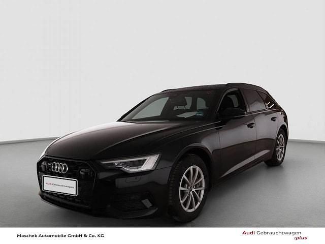 Mythosschwarz metallic Gebraucht 2025 Audi A6 Advanced Plus Kombi | 49.970 € (Superpreis) - Bild 1/4