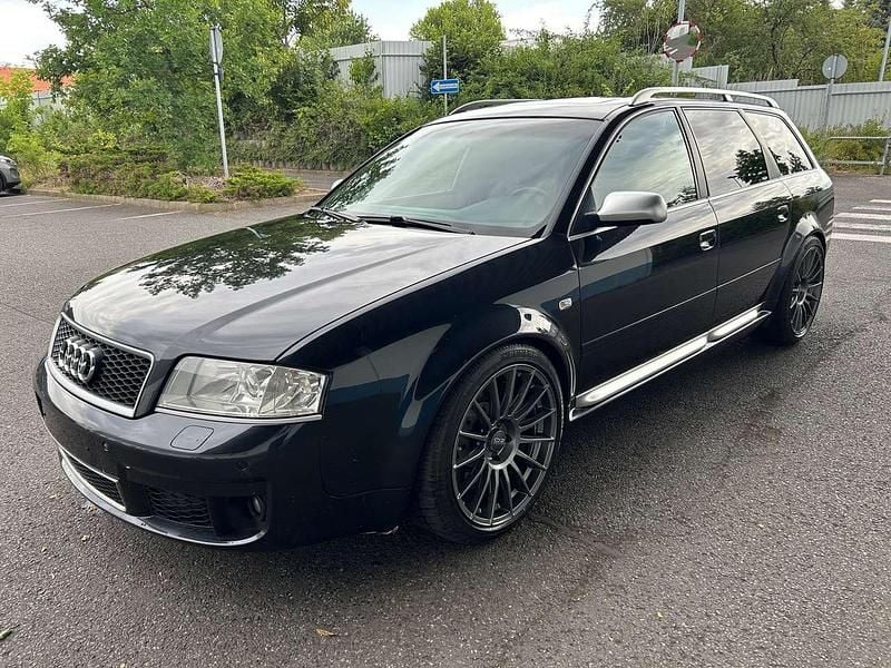 Ebony schwarz perleffekt Gebraucht 2003 Audi RS6 Kombi | 18.895 € (Superpreis) - Bild 1/4