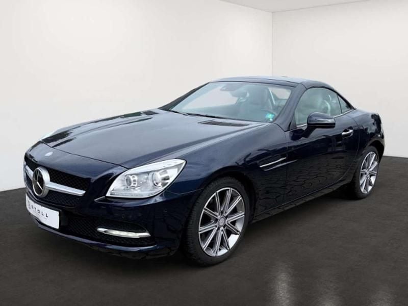 Blau Gebraucht 2012 Mercedes SLK350 Cabrio | 22.990 € (Guter Preis) - Bild 1/4