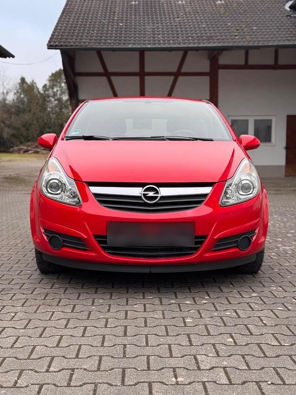 Gebraucht Opel Corsa 75 PS (55 kW) 2008 Rot Kleinwagen