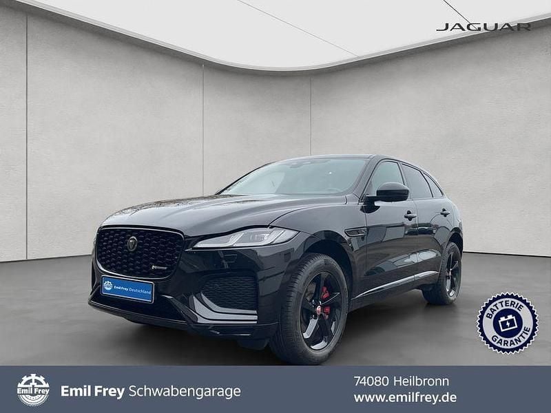 Santorini black metallic Gebraucht 2022 Jaguar F-Pace R-Dynamic SUV | 41.990 € (Guter Preis) - Bild 1/3