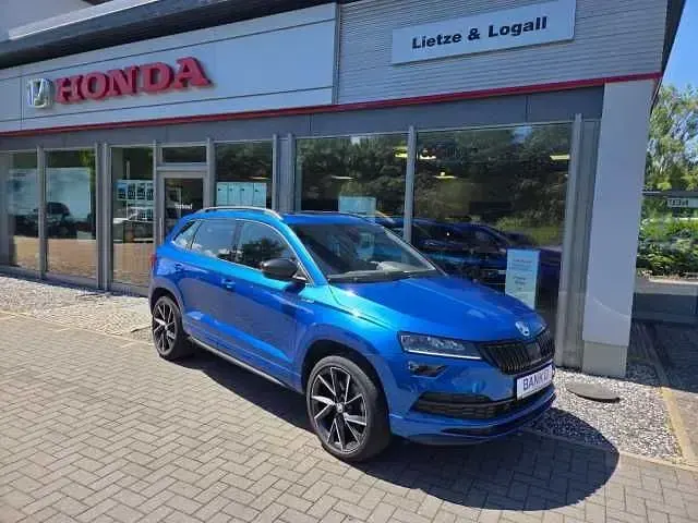 Gebraucht Skoda Karoq SportLine 150 PS (110 kW) 2021 Racing blue SUV