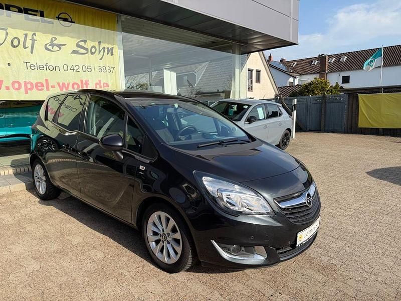 Gebraucht Opel Meriva drive 120 PS (88 kW) 2016 Schwarz Van / Kleinbus