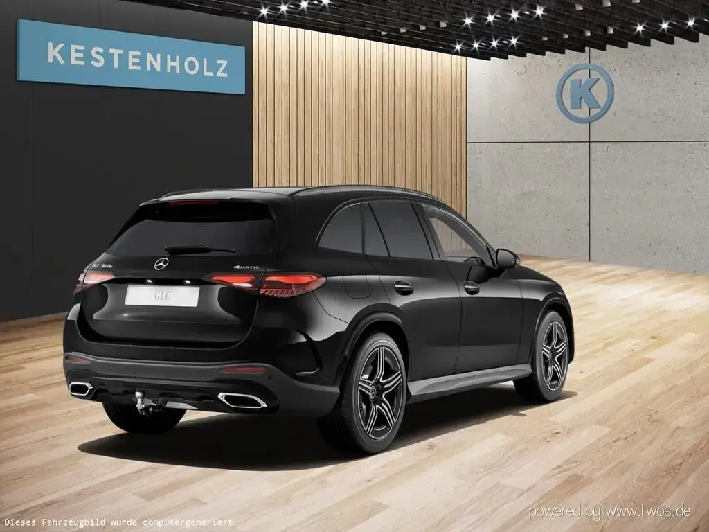 Gebraucht Mercedes GLC300e AMG 313 PS (230 kW) 2023 Obsidianschwarz SUV