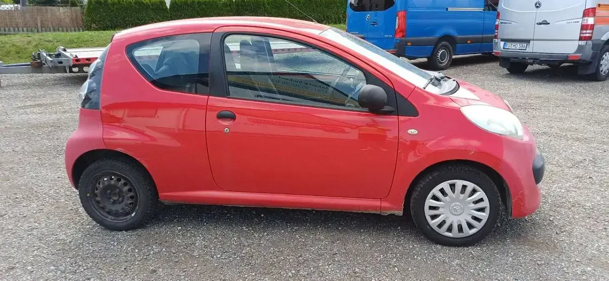 Gebraucht Citroën C1 Advance 68 PS (50 kW) 2006 Zu lackieren rot 3p0/deckende Kleinwagen