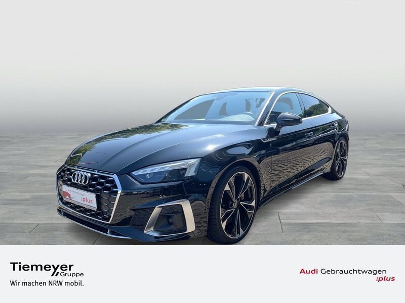Mythosschwarz metallic Gebraucht 2022 Audi S5 Sportback Ambiente Kleinwagen | 44.360 € (Superpreis) - Bild 1/4