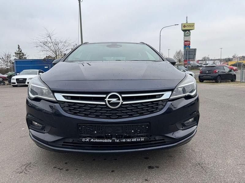 Gebraucht Opel Astra Edition 125 PS (91 kW) 2018 Schwarz Kombi