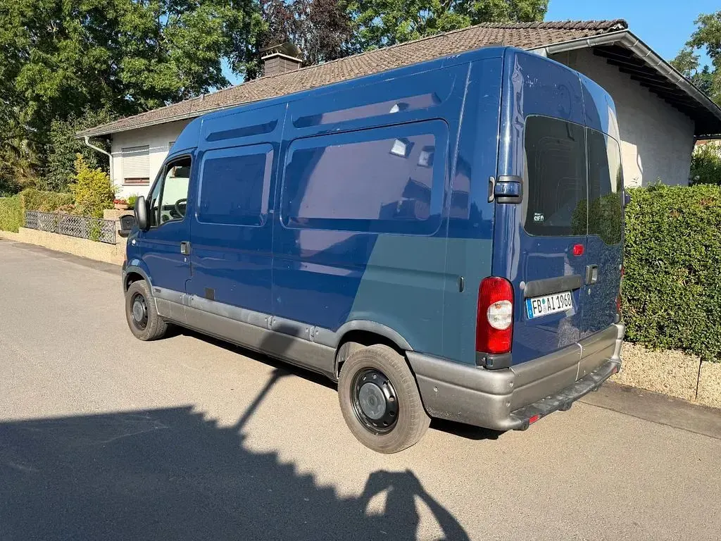 Gebraucht Renault Master 120 PS (88 kW) 2009 Blau Van / Kleinbus