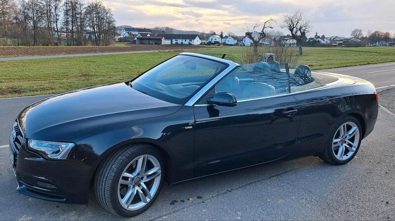 Schwarz Gebraucht 2013 Audi A5 Cabriolet S-Line Cabrio | 13.900 € (Superpreis) - Bild 1/4