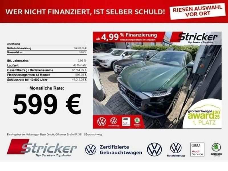 Individuallackierungen audi e Gebraucht 2023 Audi Q8 S-Line SUV | 59.949 € (Superpreis) - Bild 1/3