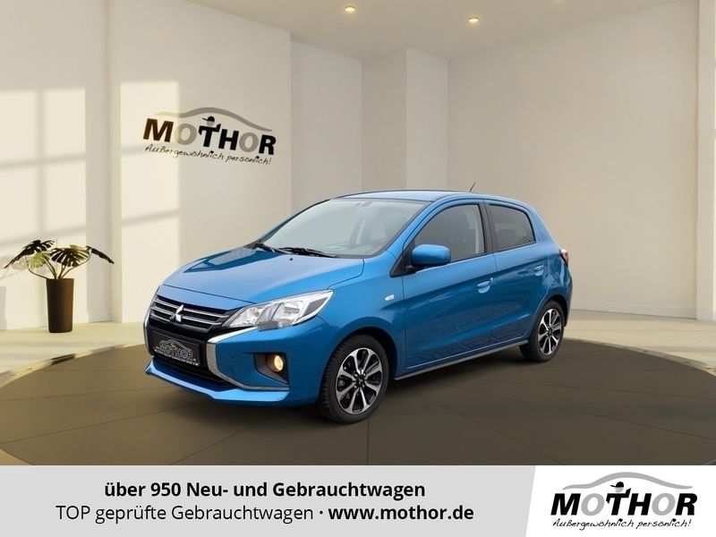 Blau Gebraucht 2023 Mitsubishi Space Star Select+ Kleinwagen | 15.277 € (Fairer Preis) - Bild 1/4