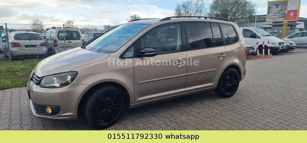 Gebraucht VW Touran Match 105 PS (77 kW) 2012 Beige Van / Kleinbus